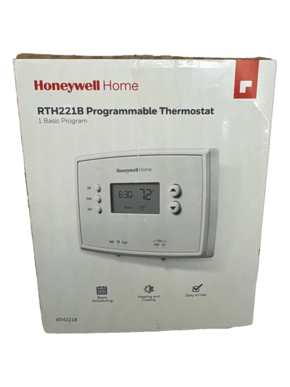 Honeywell Home RTH221B Programmable Thermostat 1 Basic Program RTH221B1039 New